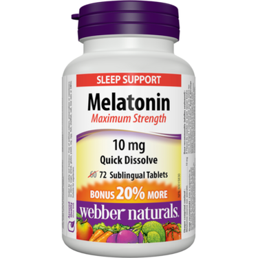 Webber Naturals Melatonin Maximum Strength